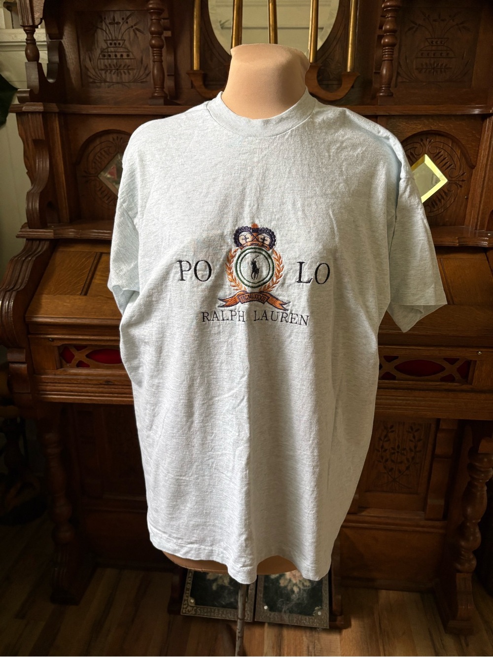 RARE 90s embroidered Polo Ralph Lauren streetwear t-shirt
